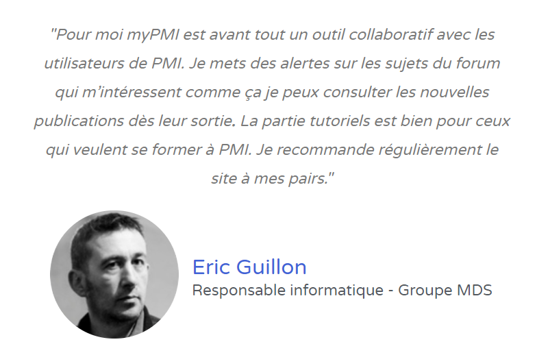 Témoignage Eric Guillon